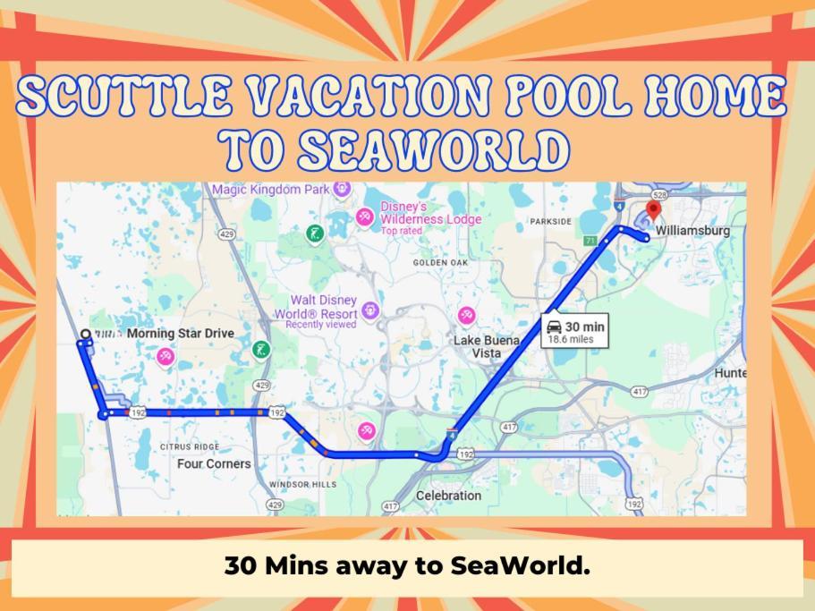 Scuttle Vacation Pool Home Wspa 奥兰多 外观 照片